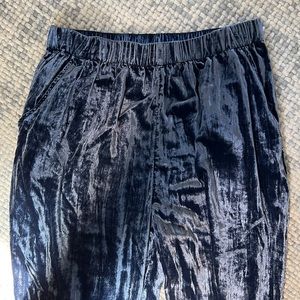 Anthropologie High Waisted Velvet Pants